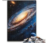 Milky Way Galaxy Jigsaws Puzzles 1000 Pieces for Adults Gifts, Suitable for Ages 14 And Up Family Fun It Is Ideal As A Gift for The Whole Family (50x75cm)