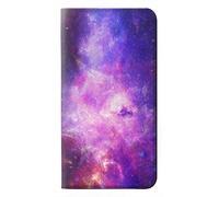 Milky Way Galaxy PU Leather Flip Case Cover For Motorola Moto E6, Moto E (6th Gen)