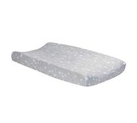 Milky Way Gray/White Stars Minky Baby Changing Pad Cover