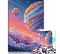 Milky Way Jupiter Puzzles for Teenagers Teens 1000pc Puzzle,Challenging Family Activity Games DIY Toy for Home Wall Decor Gifts (50x75cm)