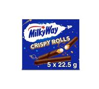 Milky Way Milk Chocolate Crispy Rolls Snack Bar Mulitpack 6 x 22.5g Bars
