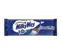Milky Way Milk Chocolate Whipped Nougat Multipack Bars 10 x 21.5g