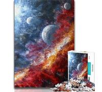 Milky Way Nebula 1000 Piece Jigsaw Puzzles for Adults & Teens,Educational Game Challenge Toy Wall Decoration Unique Birthday And Xmas Gifts 50x75cm