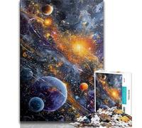 Milky Way Nebula 1000 Pieces Jigsaw Puzzle For Adults Teens,Brain Intelligence Challenge Addictive Toys for Home Decoration 38x26cm