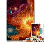 Milky Way Nebula Jigsaw Puzzles for Teenagers 1000 Jigsaws,Help The Brain Exercise Addictive Toys to Cultivate Patience Unique Challenge Game 38x26cm
