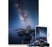 Milky Way on The Night Sky 1000 Pieces Jigsaws Adults Puzzles Gifts Creative Play Nice Thick Real Challenge Great Gift (50x75cm)