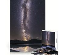 Milky Way Over Lake Jigsaw 1000 Pieces for Adults Calm Daily True Detail Joyful Challenge Perfect Art (38x52cm)