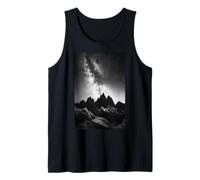 Milky Way Over Mountain Skyline Spacecore Photography Tank Top