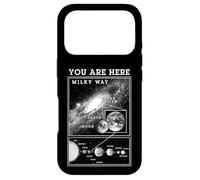 Milky Way Solar System Earth You Are Here Astronomy Science Case for iPhone 17 Pro