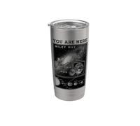 Milky Way Solar System Earth You are Here Astronomy Science Stainless Steel Insulated Tumbler