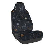 Milky Way Sun Constellation Deer Car Seat Covers, Automotive Seat Covers for Cars, SUVs and Trucks, Car Seat Covers Front Seats, Car Seat Protector, Car Accessories for Women Men