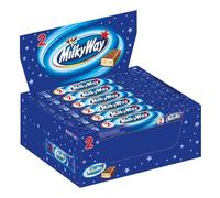 Milky Way Twin 43 g - Milk Chocolate Cream Bar, Pack of 24 (From France)