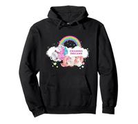 Milky Way Unicorn Yum Yum Chasing Dreams Pullover Hoodie
