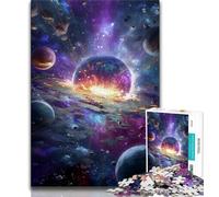 Milky Way Universe Galaxy 1000 Piece Jigsaw Puzzle for Adults Teens,Challenging Game Gifts for Is Ideal As A Gift for The Whole Family 75x50cm