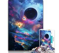 Milky Way Universe Galaxy Jigsaw Puzzles for Adults 1000 Piece,Challenging Game Toys Every Piece Is Unique - Challenging Family Fun Game 38x26cm