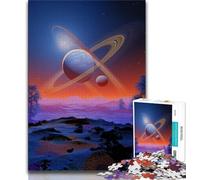 Milky Way Universe Galaxy Jigsaw Puzzles for Adults 1000 Piece Puzzle,for Educational Game Challenge Toy for Is Ideal As A Gift for The Whole Family (38x26cm)