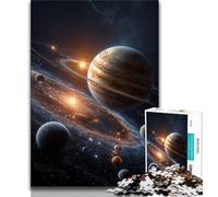 Milky Way Universe Galaxy Jigsaw Puzzles for Adults 2000 Pieces,Challenging To Complete But Fun And Humorous with Matching Poster And Trivia Sheet 70x100cm