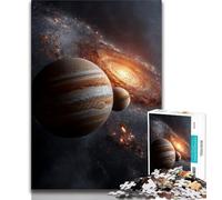 Milky Way Universe Galaxy JigsawPuzzle 1000 Pieces for Teenagers,Challenging Family Activity Games DIY Toy for Home Wall Decor Gifts 38x26cm