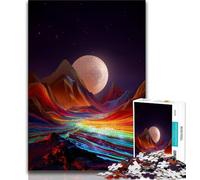Milky Way Universe Galaxy JigsawPuzzle 1000 Pieces for Teenagers,Challenging To Complete But Fun And Humorous Birthday Present,Gifts,Wall Art (38x26cm)