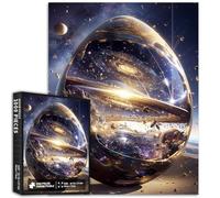 Milky Way Universe Inside Egg 1000 Piece Jigsaw Puzzles for Adults Starry Sky Scene Art Puzzle Colorful DIY Puzzles for Home Decoration Gifts Family Puzzle Perfect for Game Nights 20" ×27"