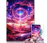 Milky Way Universe Landscape 1000 Piece Jigsaw Puzzle for Adults And Teenagers,Decompressing Intellectual Educational Toy Secret Santa Gifts (75x50cm)