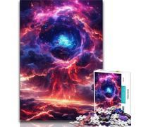 Milky Way Universe Landscape 1000 Piece Jigsaw Puzzles for Teenagers,Challenging Game Gifts for Is Ideal As A Gift for The Whole Family 38x26cm