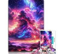 Milky Way Universe Landscape Jigsaws Puzzles 1000 Pieces for Adults Gifts,Challenging To Complete But Fun And Humorous Birthday Present,Gifts,Wall Art 50x75cm