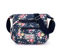 Milky Way Women's Waterproof Multi-Pocket Crossbody Canvas Shoulder Bags