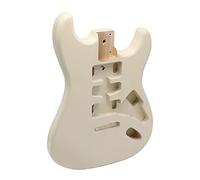 Milky White Poplar Wood ST Guitar Body 6 Strings Electric Guitar Barrel High Gloss ST Wood Barrel Body Parts Guitar body replacement