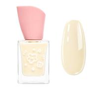 Milky Yellow Nail Polish,Long Lasting Pastel Yellow Nail Varnish Quick Dry | Breathable Quick Dry Nail Varnish,Long Lasting & Chip Resistant Nail Polish,No Need Cure Spring Summer DIY Home Manicure