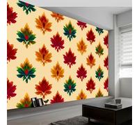 Milky Yellow Wallpaper Mural Poster, Exquisite Traditional Arabic 3D Panoramic Custom Wallpaper 59 x 41 inch (W x H) - for Living Room Bedroom Decoration