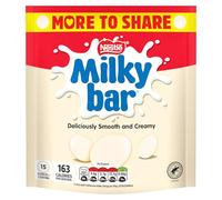 Milkybar Giant Buttons White Chocolate Sharing Bag, 176g | Pack of 1