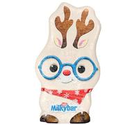 Milkybar Reindeer White Chocolate Christmas Figure, 88g | Pack of 1