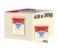 Milkybar White Chocolate Buttons Bags, 48 x 30 g