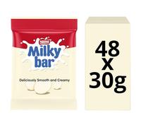 Milkybar White Chocolate Buttons Bags, 48 x 30 g