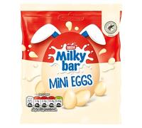 MILKYBAR Mini Eggs Easter Pouch 80g - Creamy White Chocolate Mini Eggs for an Easter treat