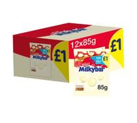 Milkybar White Chocolate Giant Buttons Sharing Bag 85g x Case of 12