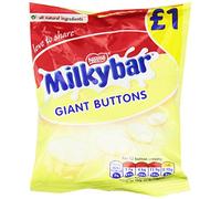 Milkybar White Chocolate Giant Buttons Sharing Pouch - Pack of 12 x 85G