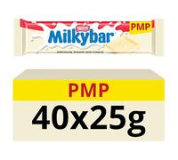 Milkybar White Chocolate Medium Bar - Pack of 40 x 25G