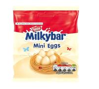 Milkybar White Chocolate Mini Eggs Sharing Bag, 80g