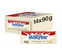 Milkybar White Chocolate Sharing Bars, 14 x 90 g