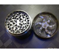 Mill Aluminium Diamond Teeth Grinder Herb Grinder 4 Part