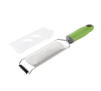 Mill Cheese Grater Stainless Steel Lemon Zester Citrus Ginger Garlic Long Handle Vegetables Kitchen Tool Manual Slicer for Hard Cheese(Green)