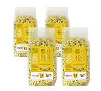 Mill & Folks Millet Pasta Fusilli 4x200g | Vegan & Gluten-free (Millet elbow)