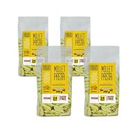 Mill & Folks Millet Pasta Fusilli 4x200g | Vegan & Gluten-free (Millet penne)