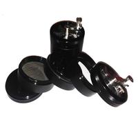 Mill Grinder Zinc Metal Herb 5 Part Grinder Shark Diamond Teeth Rotary System