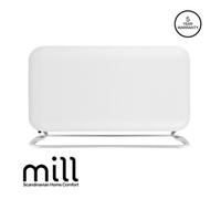 Mill Heat Mill Convection Heater Instant Portable Electric Radiator 2000W - White - Energy Efficient, Free Standing, Led Display