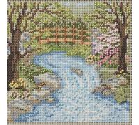 Mill Hill Buttons & Beads 14ct Cross Stitch Kit 5.21"x5.21" - Waterfall