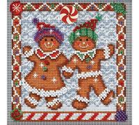 Mill Hill Buttons & Beads Counted Cross Stitch Kit 5"X5"-Ginger Friends Winter (14 Count)