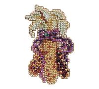 Mill Hill Indian Corn Beaded Counted Cross Stitch Ornament Kit 2011 Autumn Harvest MH18-1202